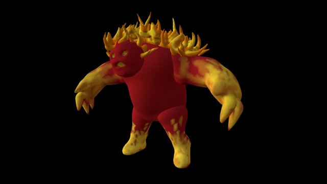 Fire giant 3D Model