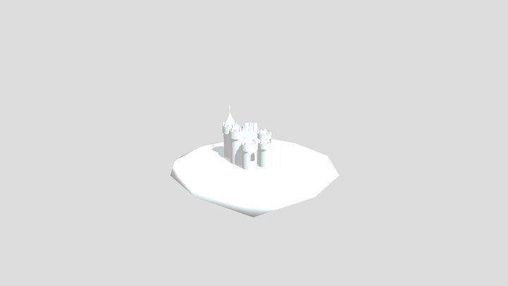 Sand castle 3D Model