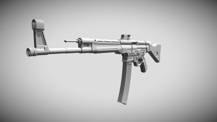 Hight poly STG44 3D Model