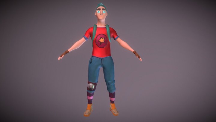 Liam The Wizard 3D Model