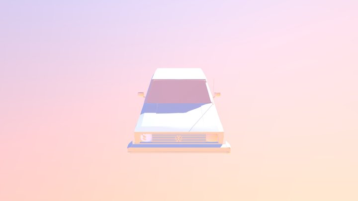 1981 Volkswagen Rabbit 3D Model