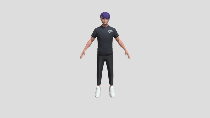 Human character 3D Model