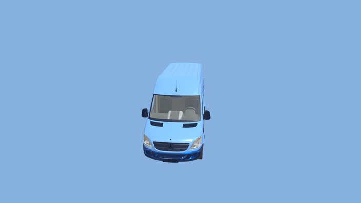 Prototipo de furgoneta corporativa. 3D Model