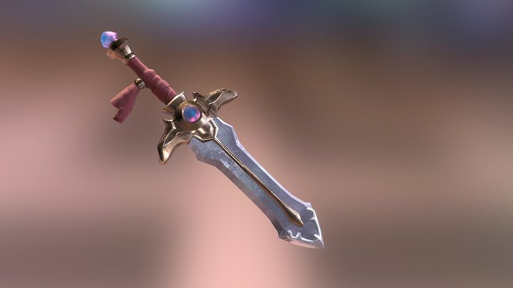 Goldguard Sword 3D Model