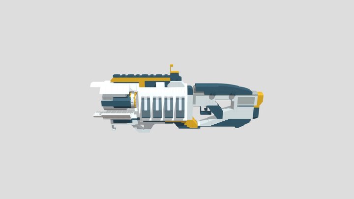 Lego Charge Rifle from Apex Legends 3D Model