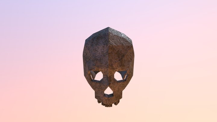Dirty Skull 3D Model