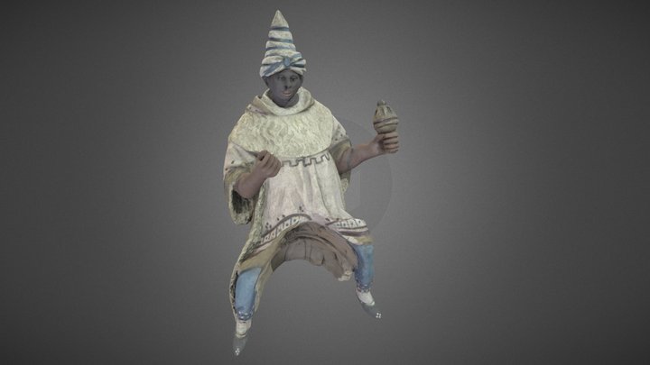 Figura rei Baltasar 3D Model