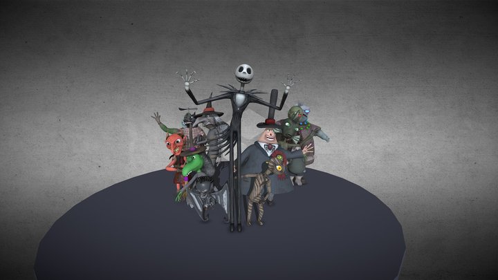 The Nightmare Before Christmas 3D Model