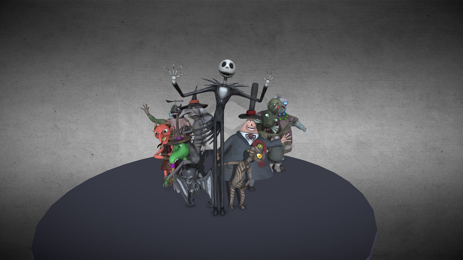 The Nightmare Before Christmas 3D model by 3dniko [437fcfd] Sketchfab