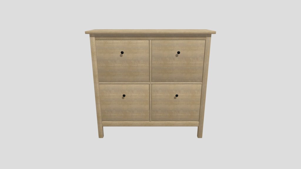 Ikea Hemnes Shoe Cabinet Black