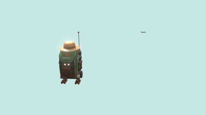 DAE Robobuddy - Park Ranger 3D Model