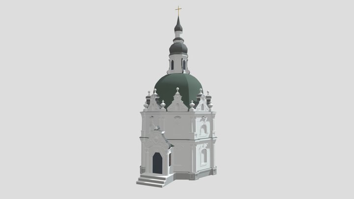 Anastasievska Kaplytsia (Chapel) 3D Model