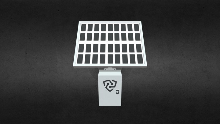 GABINETE  SOLAR 7W 3D Model