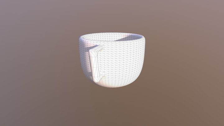 Black Cup 3D Model