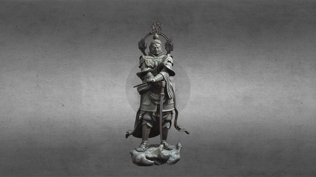 京都三十三間堂二十八部眾-No.12提頭頼吒王