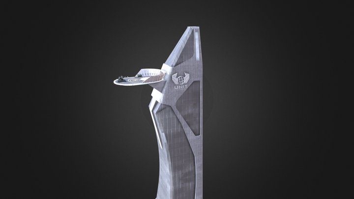 UNIT Tower 3D Model
