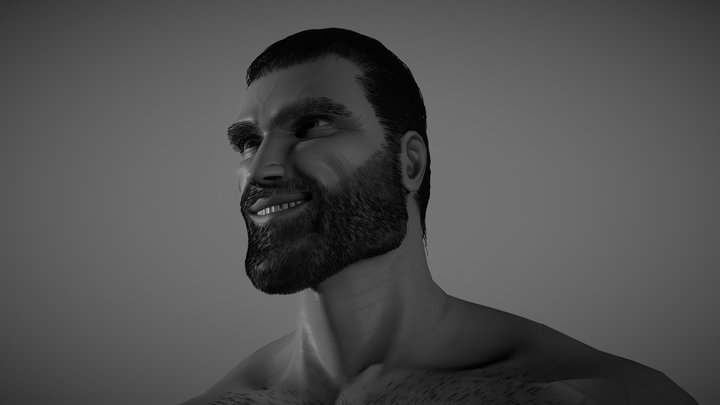 Giga Chad by ilyas B.10, Download free STL model