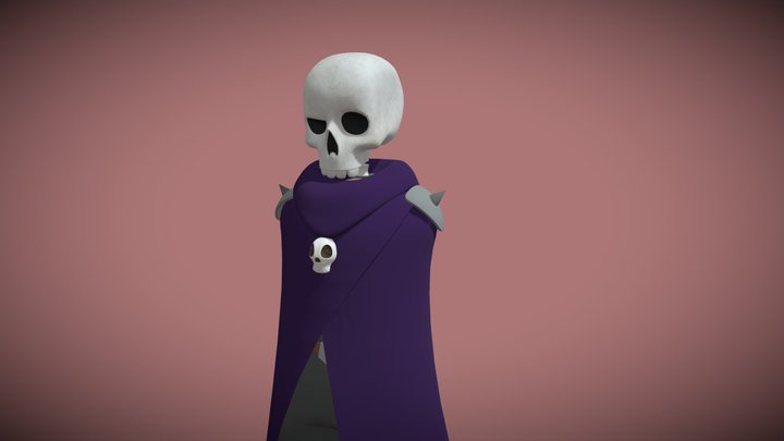 Skull_Character 3D Model