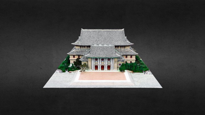 Auditorium of Henan University (河南大学大礼堂) 3D Model