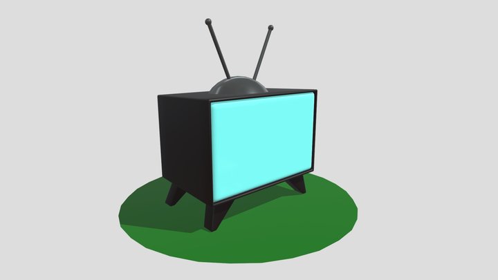 Tv vintage – Modello 3D gratuito STL