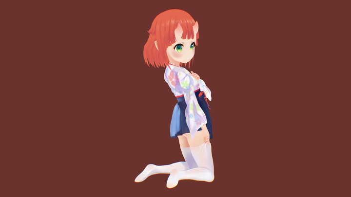 Oni Sock 3D Model