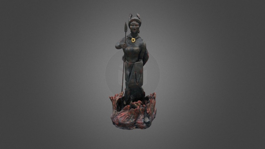 Brunhilde — Sketchfab embed 3D viewer