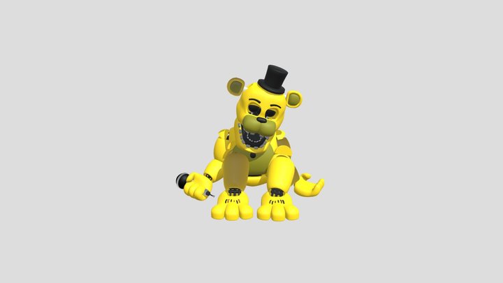unwithered-golden-freddy 3D Model