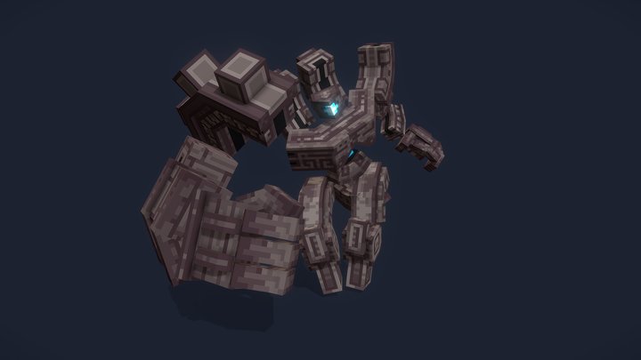 Ancient Golem [ MythicMobs ] 3D Model