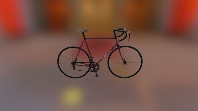 3D road bike 3D Model