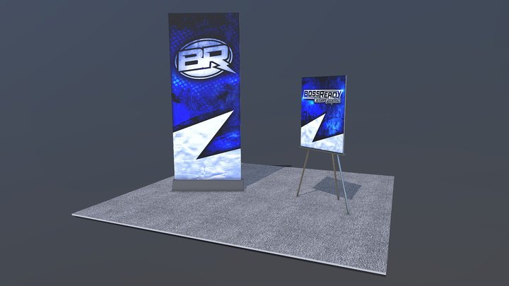 Trade Show/Event Directional Signage Series #1 3D Model