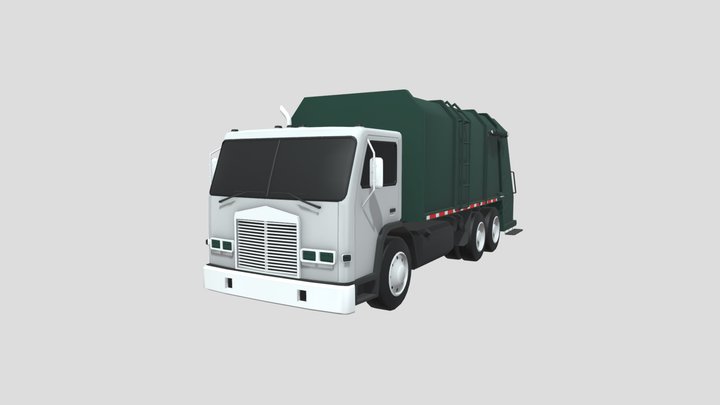 Tri-County Sanitation Rear Loader 3D Model