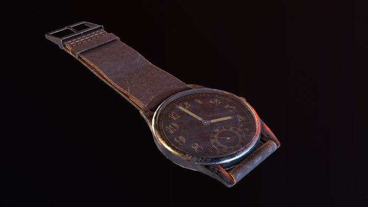 Old Wrist Watch DH 3D Model
