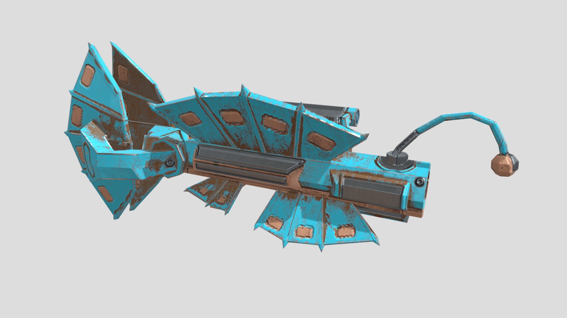 Heavy Angler LowPoly Gun
