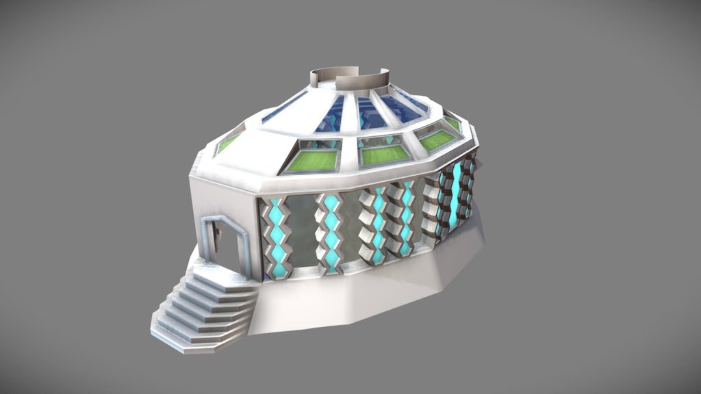 Hive Building V1 - 3D model by nPurper [4386daf] - Sketchfab