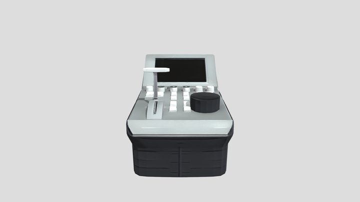 broadcast camera control panel with display 3D Model
