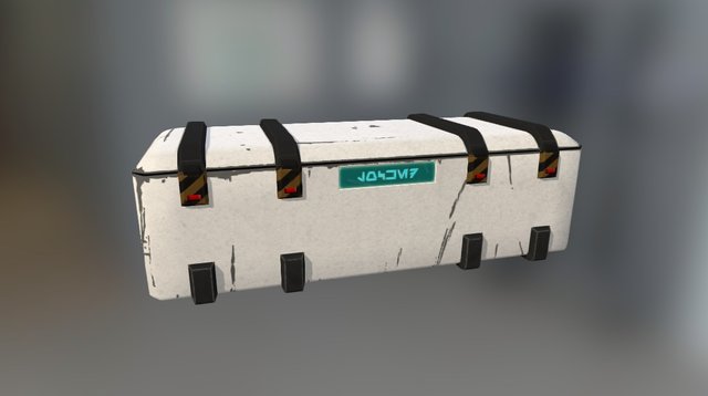 Star Wars KOTOR style footlocker 3D Model