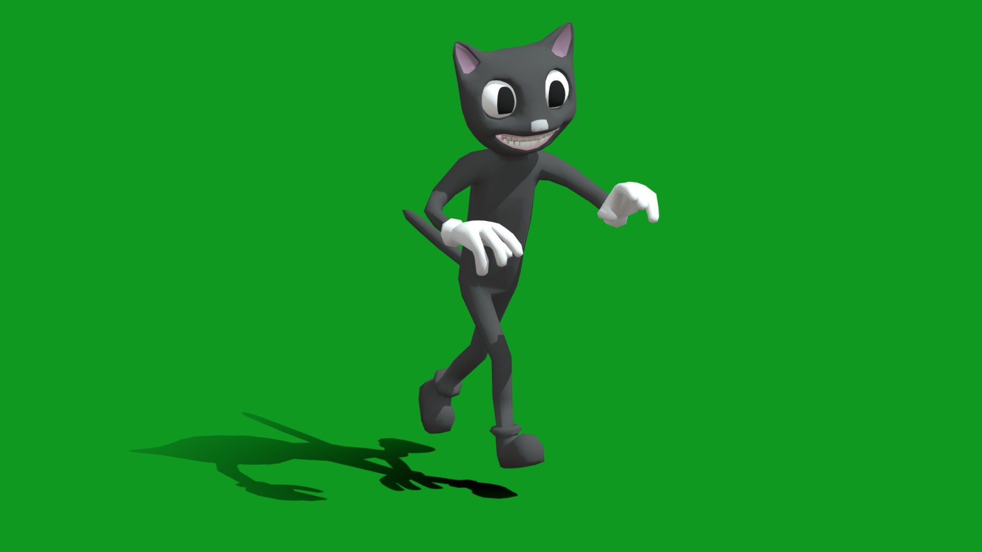 Cartoon Cat Running - Download Free 3D model by Edward Johnson 3 ...
