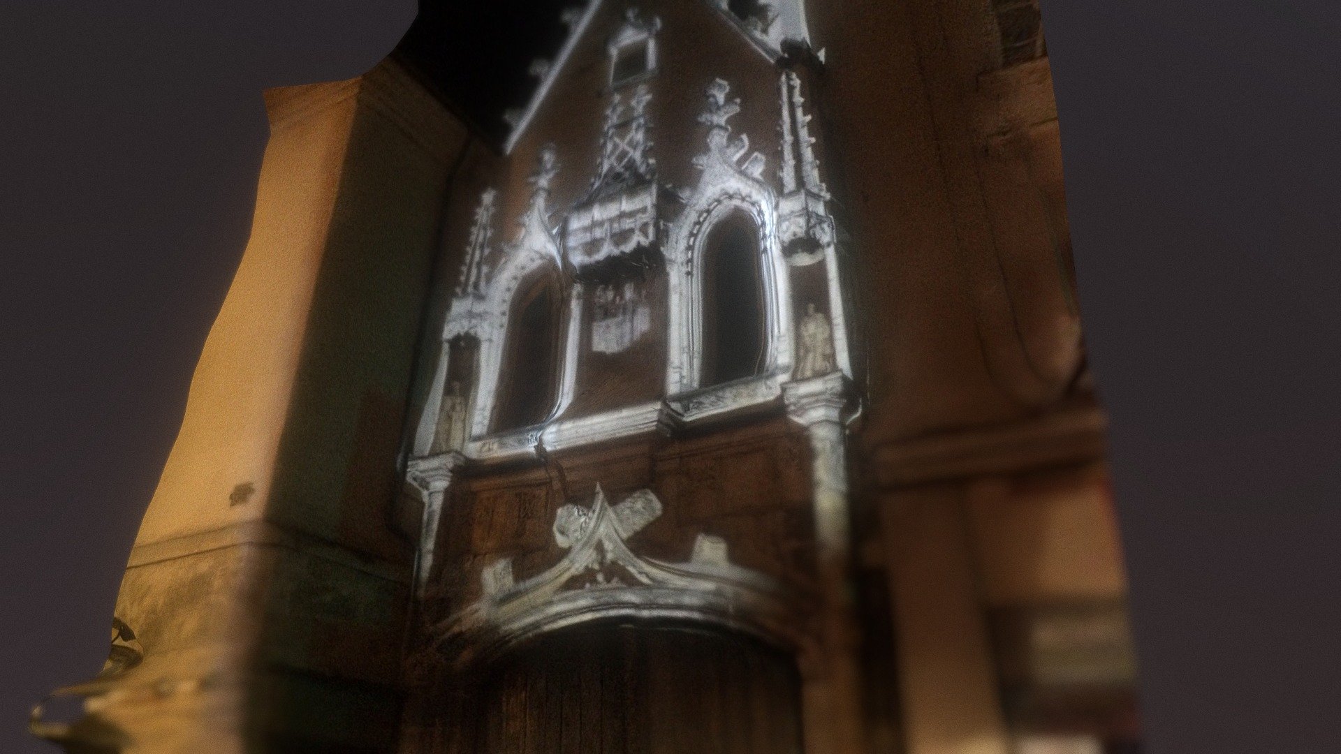 Maison tourangelle (nuit)