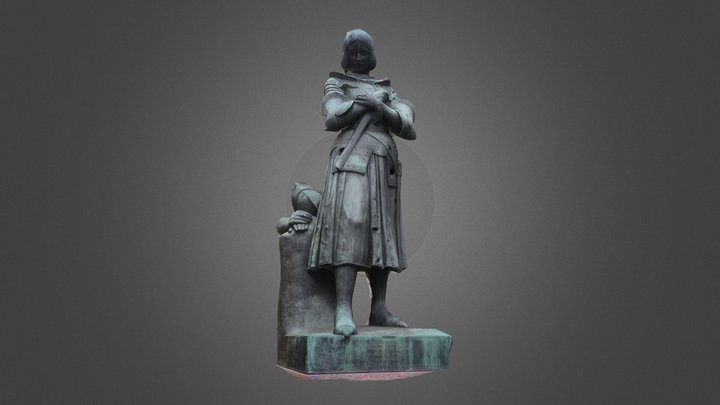 Jeanne d'Arc 3D Model