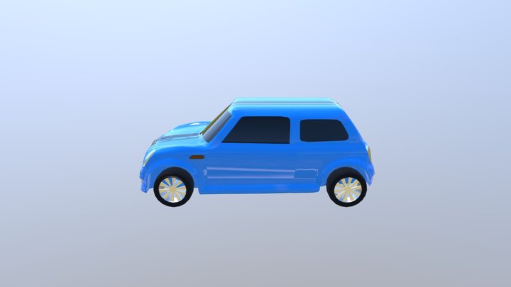Mini toy car. 3D Model