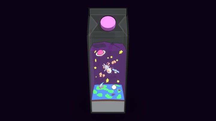 Space Milk 3D Model