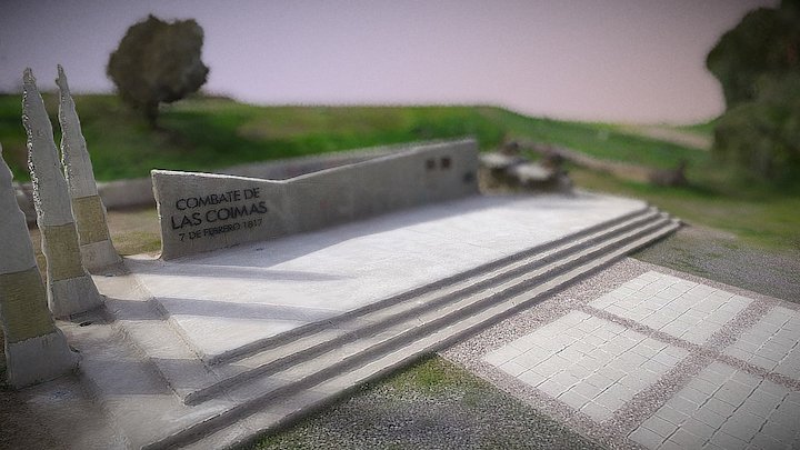 Monumentos de combate,  Las Coimas 3D Model
