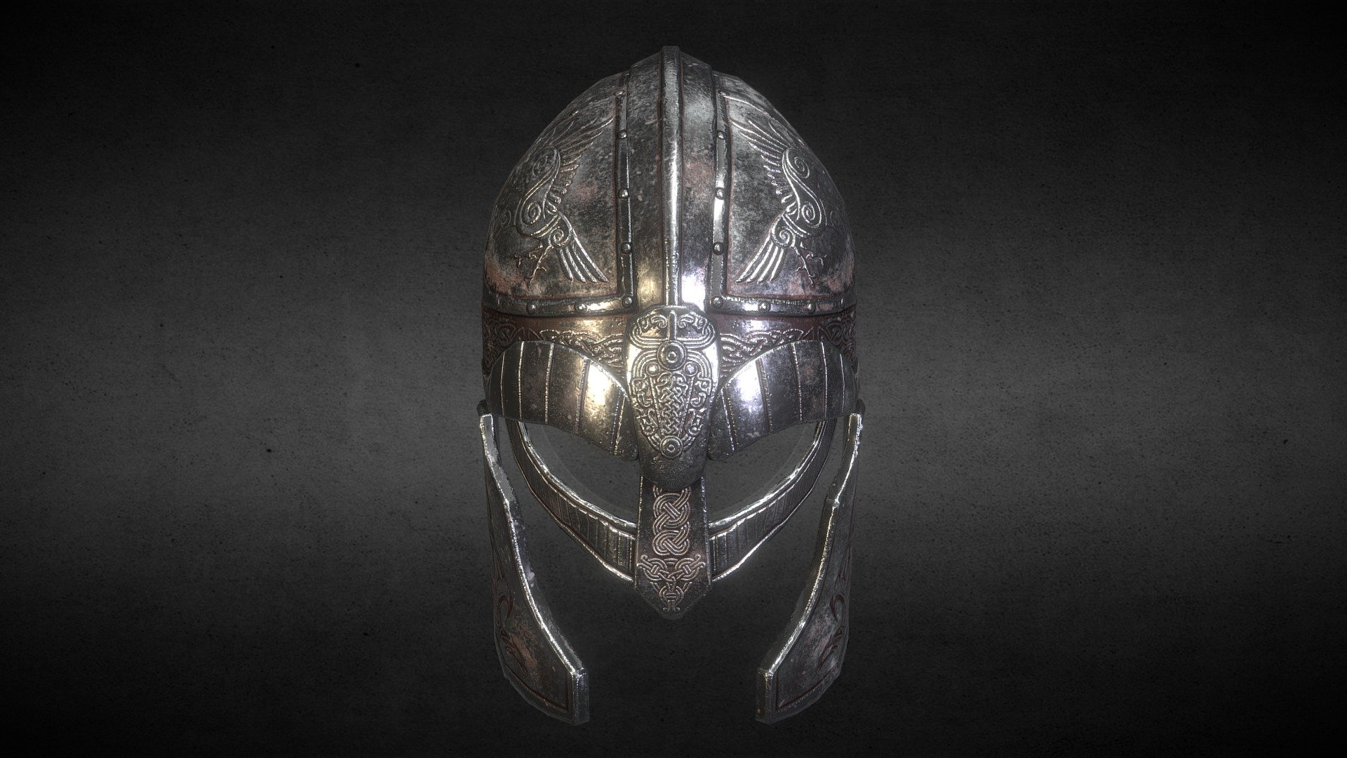Assassin's Creed Valhalla Fan Art Helmet 3D model by Pratik Jadhav
