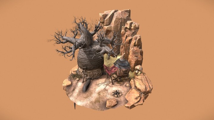 Dogon environment 3D Model