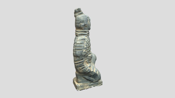 Chinese statue 2 3D Model