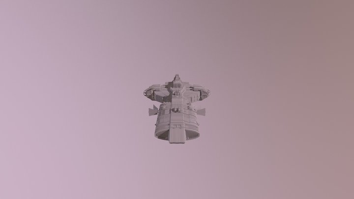 Spaceship Practice 3D Model