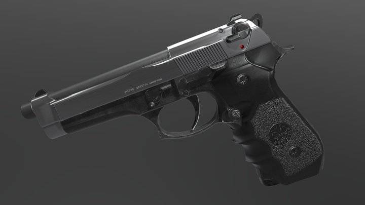 Beretta 92G 3D Model