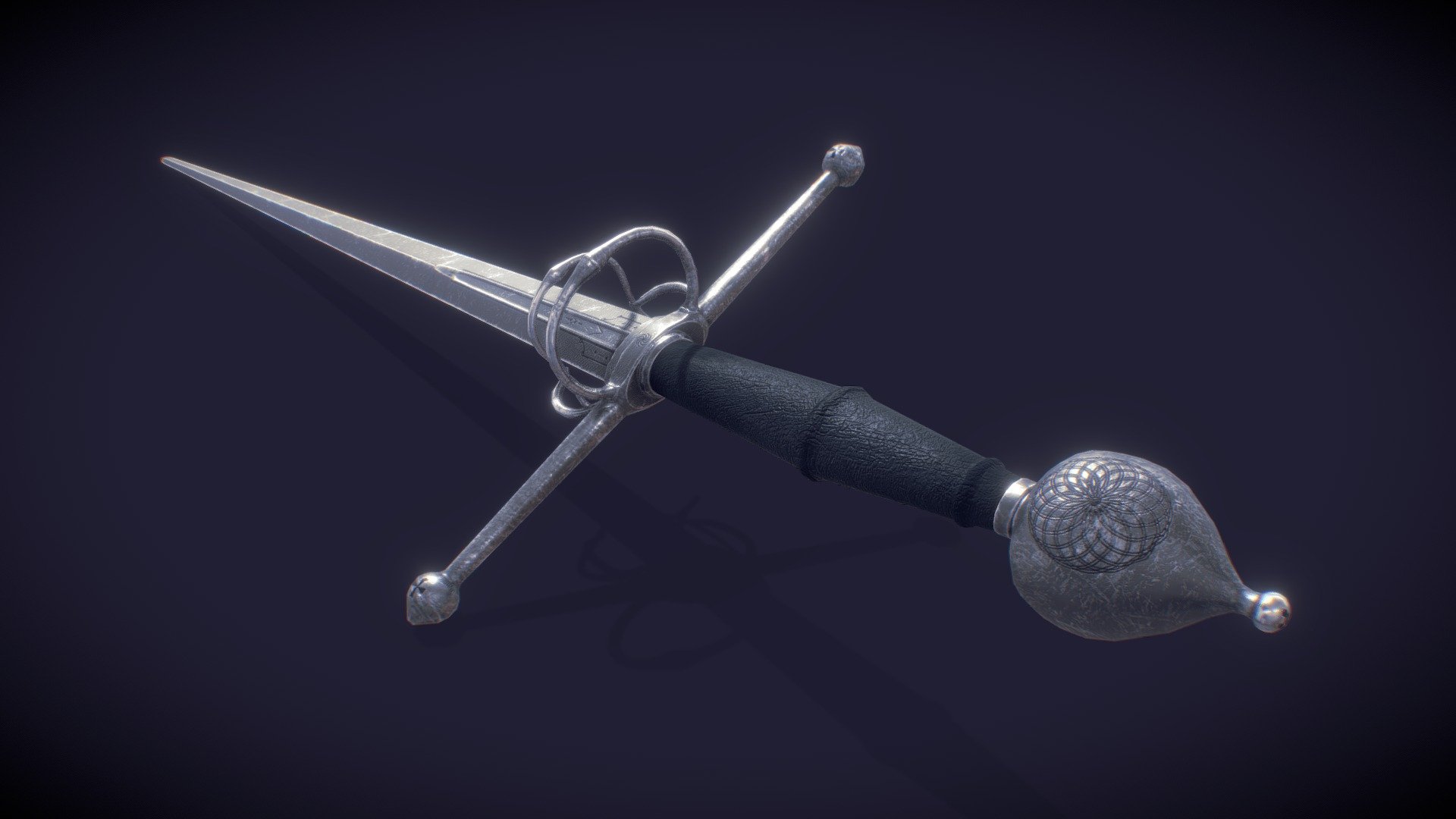 Bastard Sword 2 lowpoly 3D model by Sir Erdees (sirerdees) [4392666] Sketchfab
