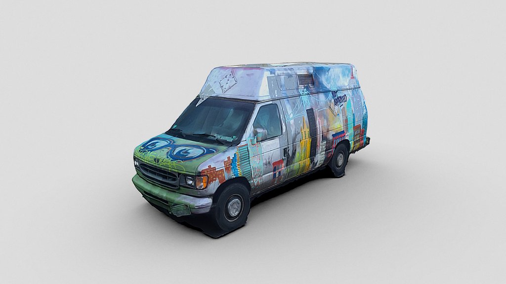 "Not approved" street art van