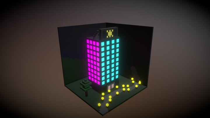 Hotel Road 3D Model